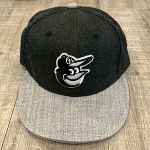ORIOLES BASEBALL CAP MELONWEAR BLACK GRAY